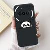 Para Funda Nothing Phone 3A A059 Lindo Dibujo Animado Panda Astronauta Silicona Suave Negro Mate Cubierta Para Nothing Phone3a Pro A059P Fundas