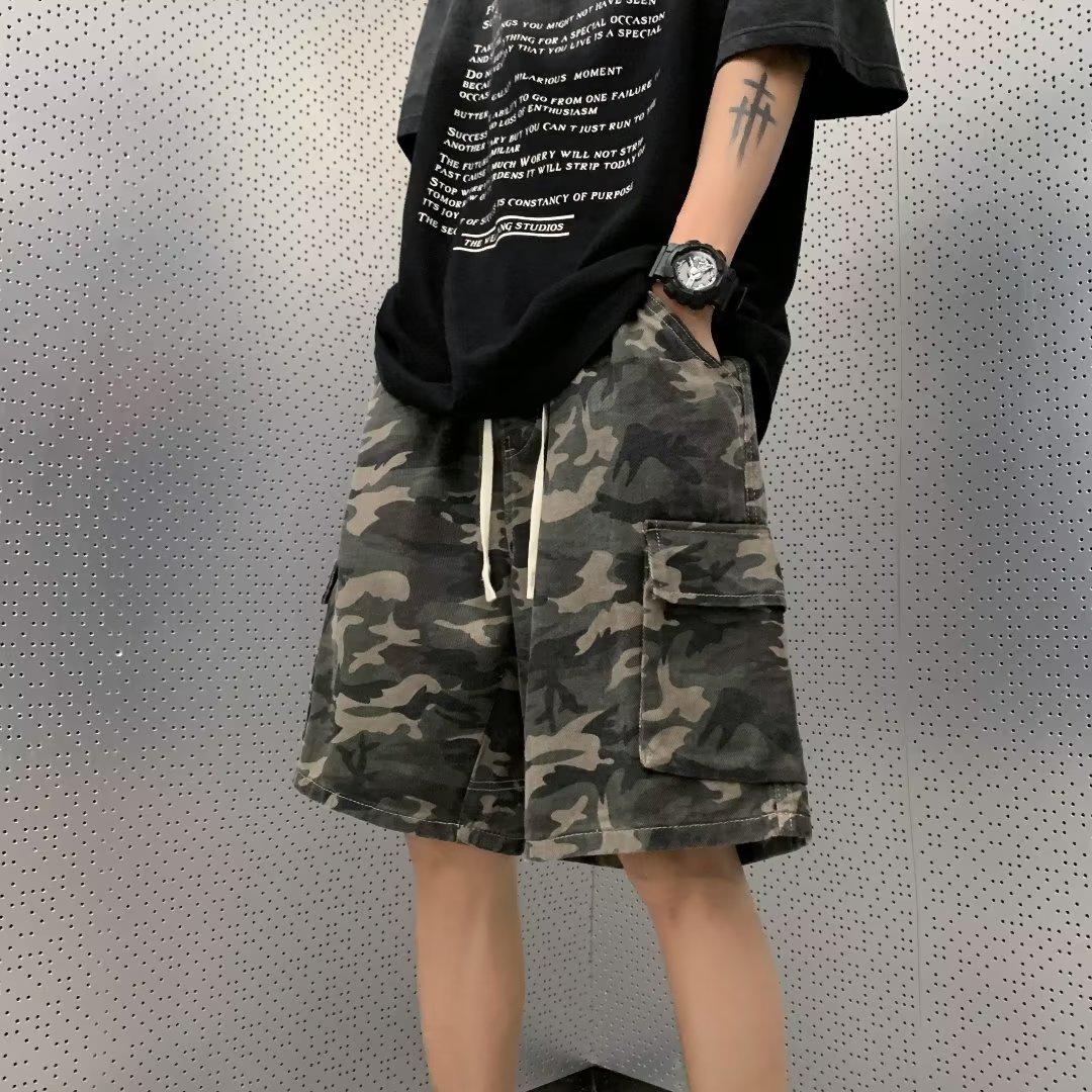 

Мужские летние камуфляжные повседневные рабочие шорты с несколькими карманами L