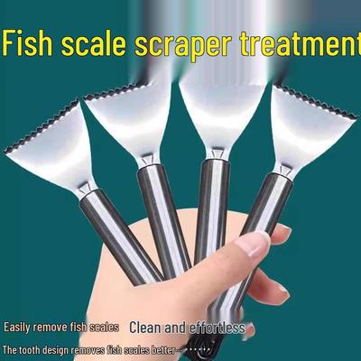 Stainless Steel Fish Scale Peeler & Knocker for Home Use