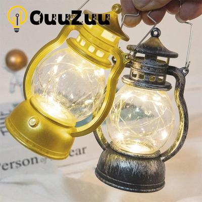 Kreativität Kerzenhalter Laterne für Tisch Retro flammenlose Kerosinlampe Desktop Kerzenständer Kronleuchter Weihnachten Home Decor