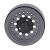 4PCS RC Beadlock Wheel Rim Set 1.9 Inch Aluminum Alloy 1/10 RC Car Wheel Hub for Axial SCX10 I II III Grey