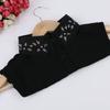 White Embroidery Fake Collar for Womens New Removable Fake Shirt Collar Classic Women Half Shirt Detachable Lace Collar