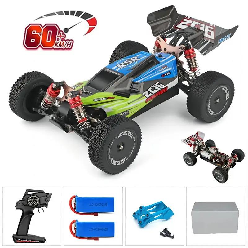 WLtoys 144010 75KM/H 2.4G RC Car Brushless 4WD Electric High Speed Off-Road Remote Control Drift Toys for Children Racing