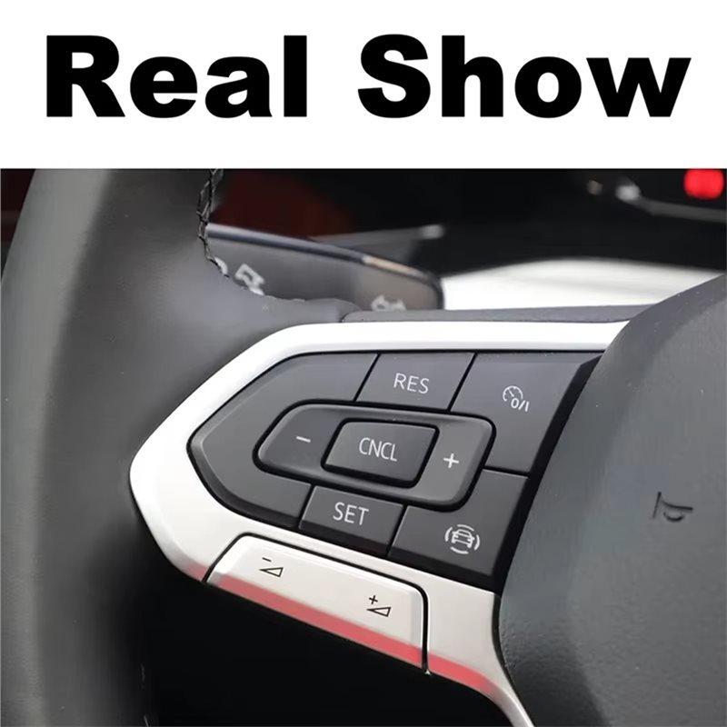 Kryt tlačítka ovládacího panelu volantu Pro VW Golf 8 2020-2021 T-Cross Tiguan Passat B8 Náhradní díl G8AJKZZCPZ G8AJKZYCPZ