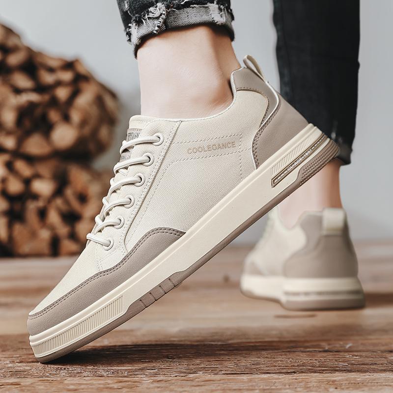 New Autumn Sports and Leisure Canvas Shoes Black Board Shoes