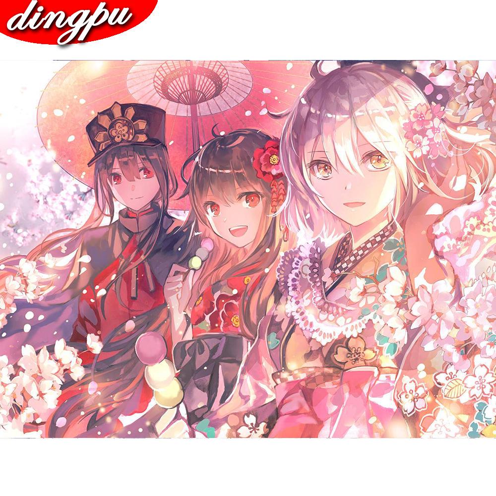 Full Round Mosaic Diamond Embroidery Sailor Moon 5D DIY Diamond Painting Cross Stitch Home Decoration Painting Kits