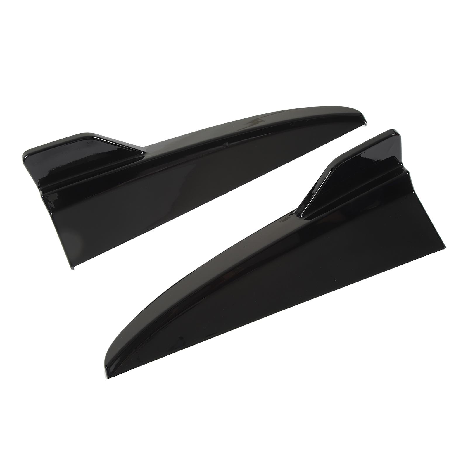 

1 Pair Rear Bumper Lip Diffuser Tail Side Splitter Replacement for C‑Class W205 C43 ‑Line 2015‑2021