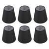 6PCS Modern Fabric Lampshade Clip On Design 5.12 inch Height Chandelier Lamp Shades Lamp Cover Indoor Lamp