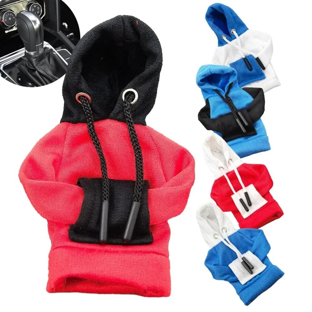 Car Gear Shift Knob Hoodie Poleron Change Speed Lever Sweatshirt Car Gear Shift Cover Hoodie Car Gearbox Hood For Car Gear Lever