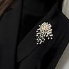 Creative Pearl Tassel Flower Brooch Women'S Alloy Corsage Pin Fashion Versatile Clothes Backpack Scarf Accessories Brooch