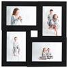 VidaXL Collage of Photo Frames for 4x Photos (13x18 Cm) Black MDF
