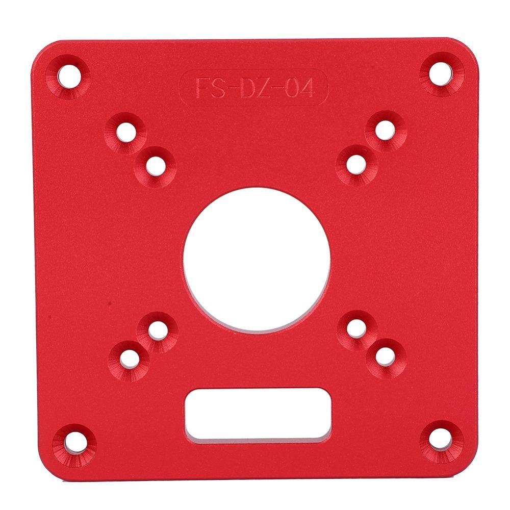 Anodic Oxidation Router Table Insert Plate Aluminum Alloy Woodworking Router Plate  DIY Woodworking