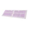 PBT Pudding Keycaps 129 Keys Translucent OEM Height Doubleshot Injection   Keycaps For Mechanical Keyboards