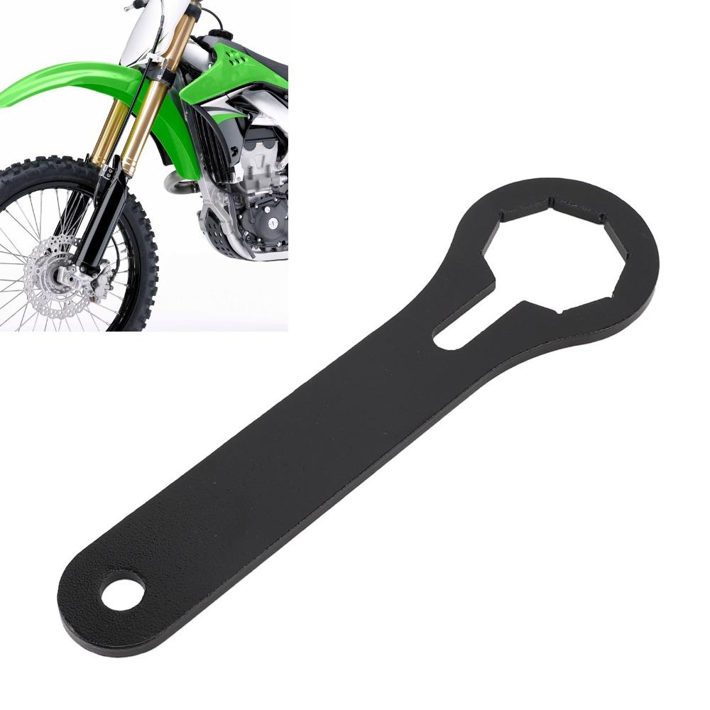 Portable Front Fork Wrench Tool 8 Point Box End Fork Cap Spanner New Fork Cap Wrench K Cap Removal