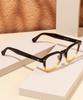 Likkeullou Rc Temple No.2 Black Brown Acetate Glasses