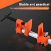 3/4in Wood Gluing Pipe Clamp Set Quick Release Pipe Clamp Tools Heavy Duty Woodworking Pipe Clamp Ergonomic for Home Improvement