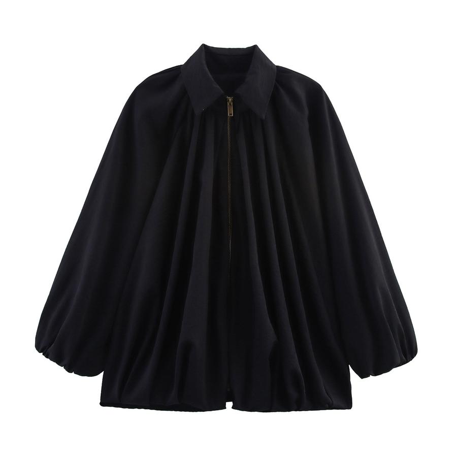 Lässiger Stil Frühling Neue Mode Lockere Fledermausärmel Aufgeblasene Fliegerjacke