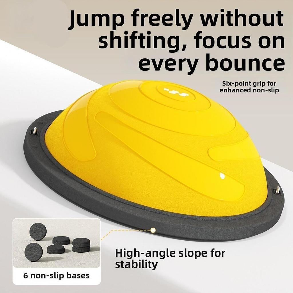 Balance Ball Strengthening, Hemisphere, Pilates Resistance Bands, PP Material, , Suitable for