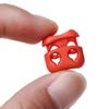 4mm Double Hole Sportswear Accessories Apparel Shoelace Buckle Stopper Cord Lock Bean Toggle Clip