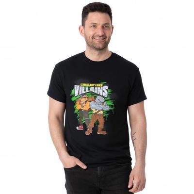 Herren Villains Bebop & Rocksteady T-Shirt