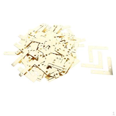 100 Flat Bracket Corner Repair Plate Fixing