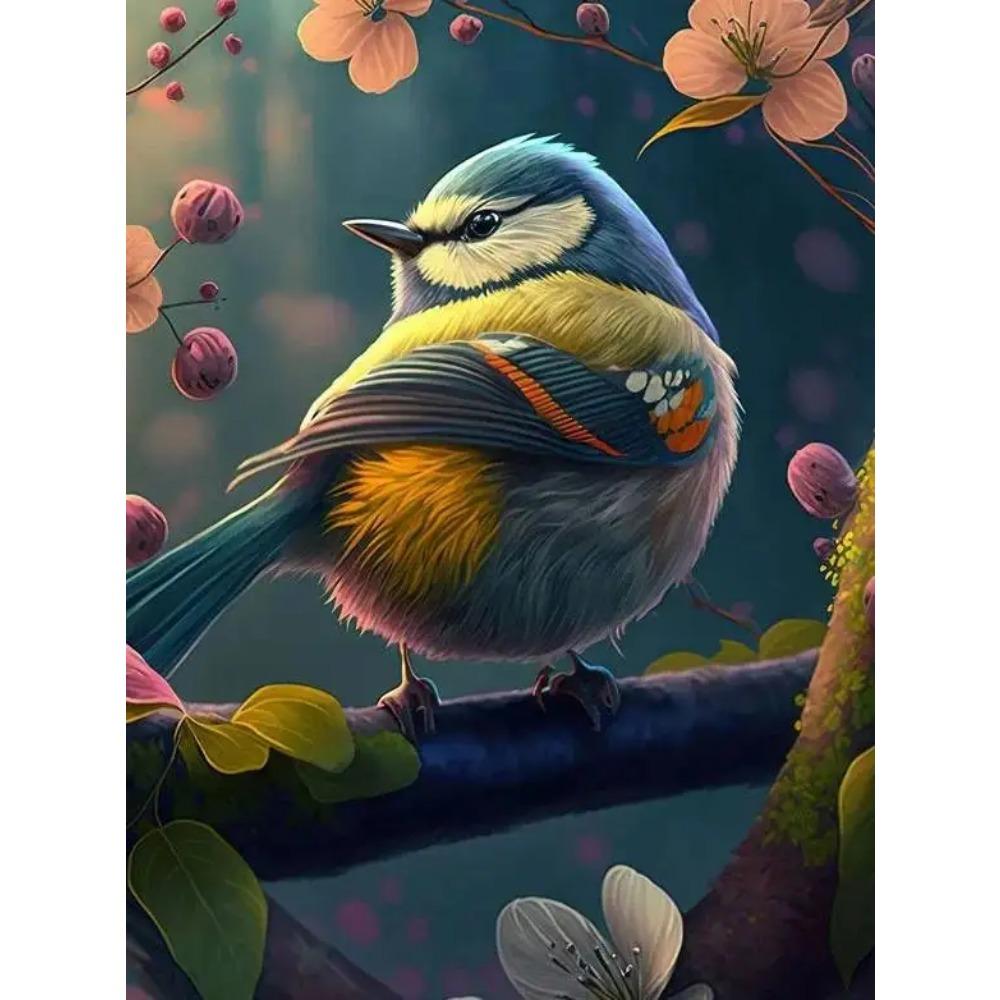 DIY Full Round Diamond Painting Cross Stitch 3D Animal Art Style Home Landscape Decorative Diamond Painting 5d Diamond Art Painting