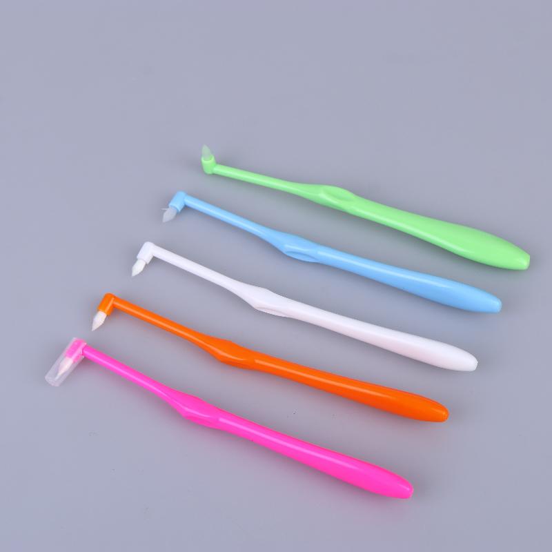 Interdental Brush Single-Beam Soft Teeth Cleaning Toothbrush Oral Care Tool Small Head Soft Hair Implant Adult