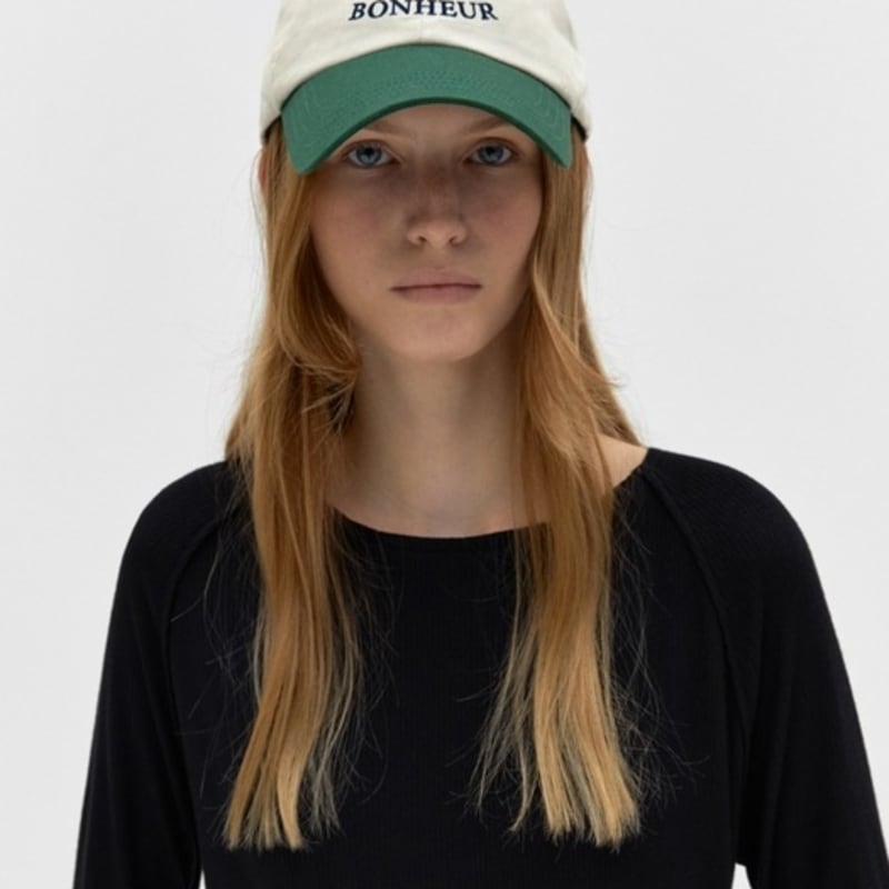 DEPOUND happiness ball cap - light beige/green