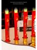 LED Simulation Fortune Candle Light: Plug-in & Battery-powered, Everlasting Swinging Candlestick for Household and Cross-border Use