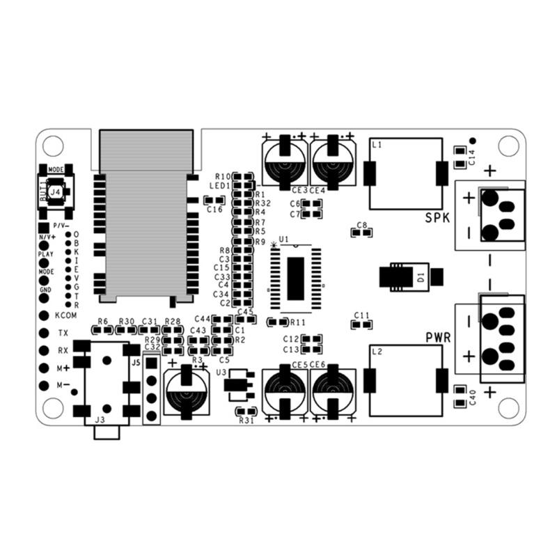 Sound Stereo Amplifier Bluetooth-compatible gital Power Amplifier Board Sound Component Amplifiers Adjustable High