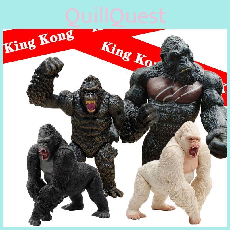 Original Bandai Shm King Kong Gorilla Model Toys Exquisite Action Figure For Childrens Gifts