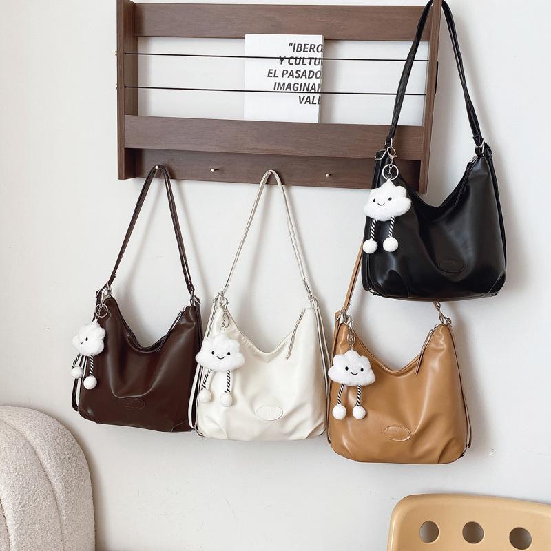 Korean Style Large Capacity Women's Tote Bag - 2024 Summer Trend, Versatile Chain Strap, Shoulder and Crossbody Option