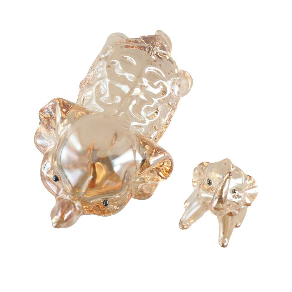 Funny Baby Elephant Ornaments Cute Desktop Crystal Ornaments Crystal Elephant Statue  Home