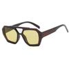 Retro Double Beam Sunglasses Woman  Designer Glasses New Ins Fashion Personalized Gradient Eyewear Men Eyeglasses UV400