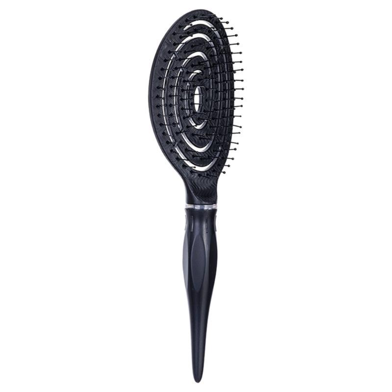 

Detangling Hair Brush Detangler Brush Anti-static Hairbrush Easy to Use for Wet or Dry Hair Vented Hair Brush Unisex чорний