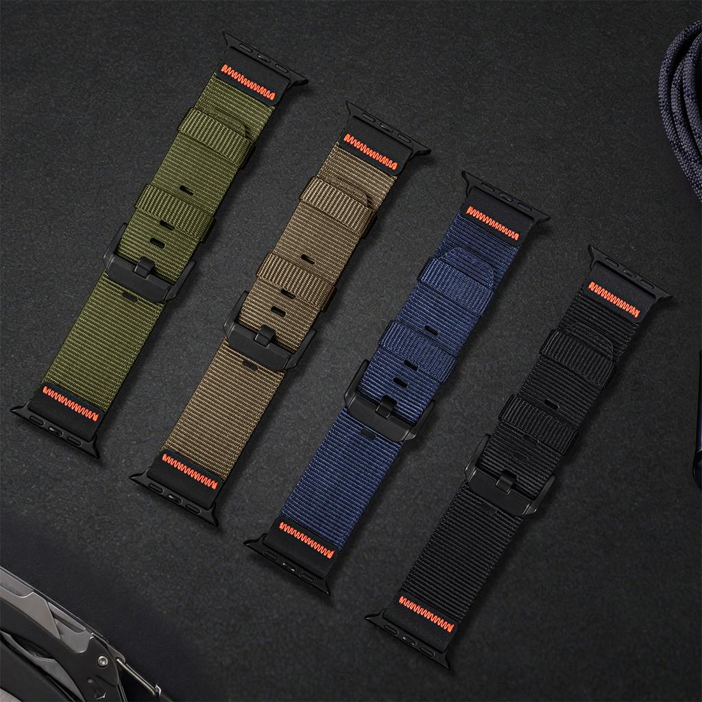 Waterpoor Protector Case+Nylon Band For Apple Watch 11 10 9 8 7 6 SE3 5 4 For Iwatch 46mm 42mm 45 44 41 40mm Scratch Resistant