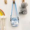 Canvas Crossbody Bag Tie-Dye Pattern Shoulder Bag with Adjustable Shoulder Strap Phone