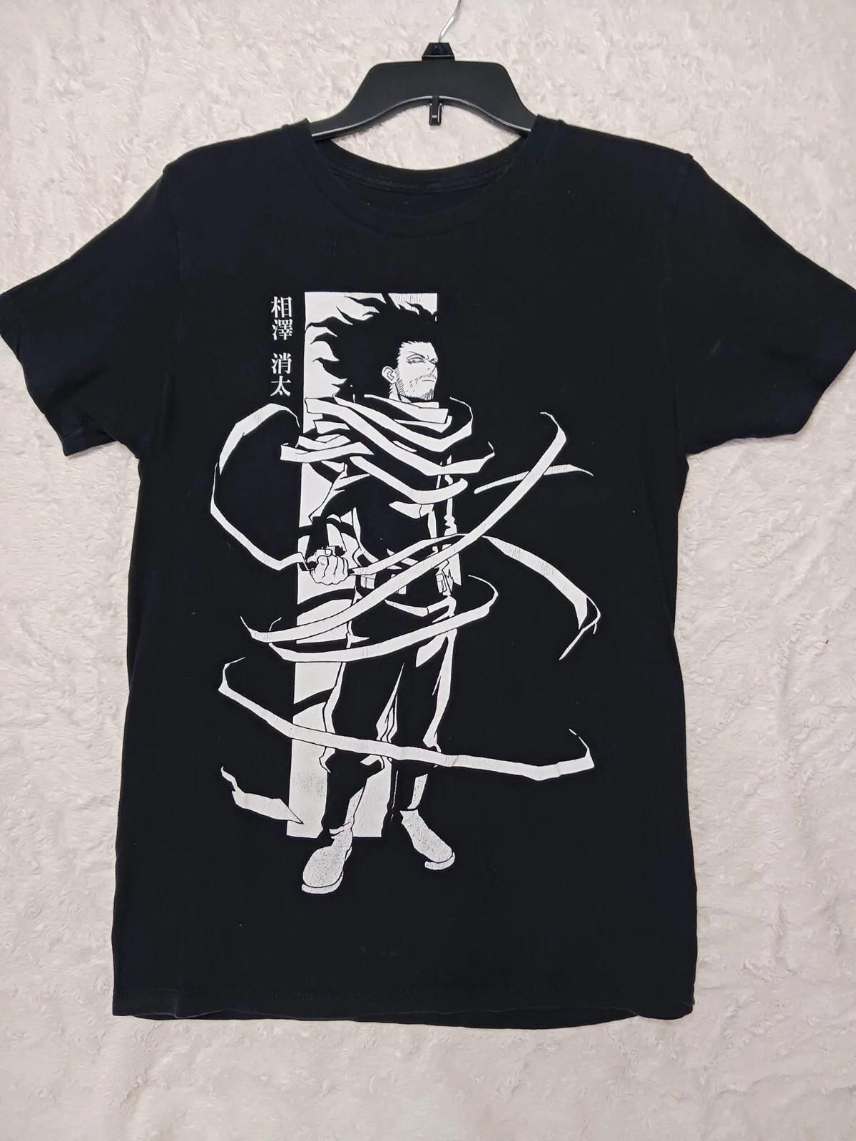 My Hero Academia Shota Aizawa Black t-shirt Sz M S