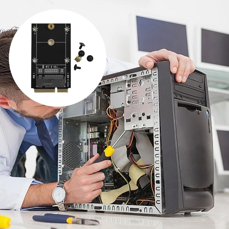 Fast Speed MSATA To M.2 B Key Adapter Support 2230/2242 Hard Drive 6Gbps Transfer For Data Migration