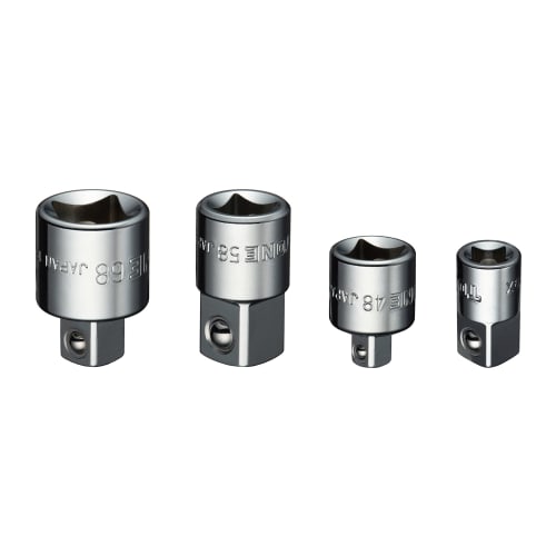 TONE Socket Conversion Adapter Set SAS40 Plug Angle 6.35mm&9.5mm&12.7mm(1/4"&3/8"&1/2") Contents 4 Items