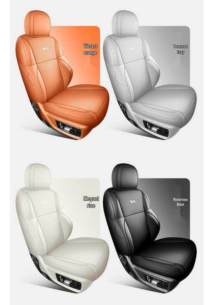 Li Auto L8 All-Season Full Coverage Car Seat Cover and Cushion Set