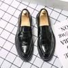 Luxury Brand Crocodile Pattern Loafers Fashion Thick Sole Men's Shoes Handmade Leather Shoes Business Casual Shoes Oxford Shoes