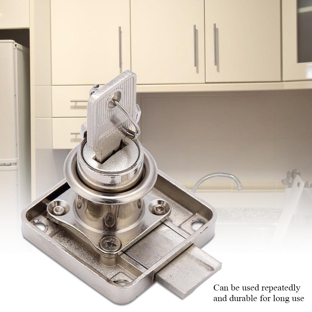Durable Reusable Furniture Lock for Display Cabinet Drawer Household Office(138 22)