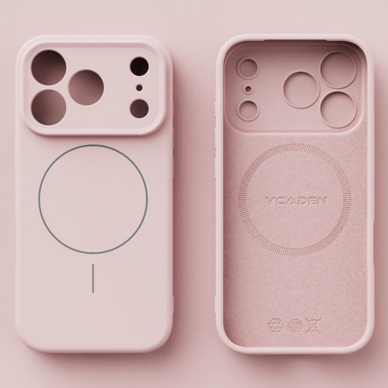 For iPhone 17 Pro Max Case Magnetic For Magsafe Liquid Silicone Soft Cover Coque For iPhone 16 15 14 13 Pro Max 17E 16E