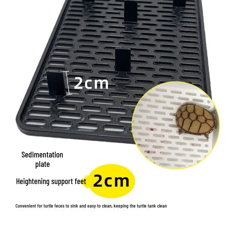 Turtle Breeding Box, Small Aquarium Tank for Fish and Turtle Fry, Plastic Pet Habitat.