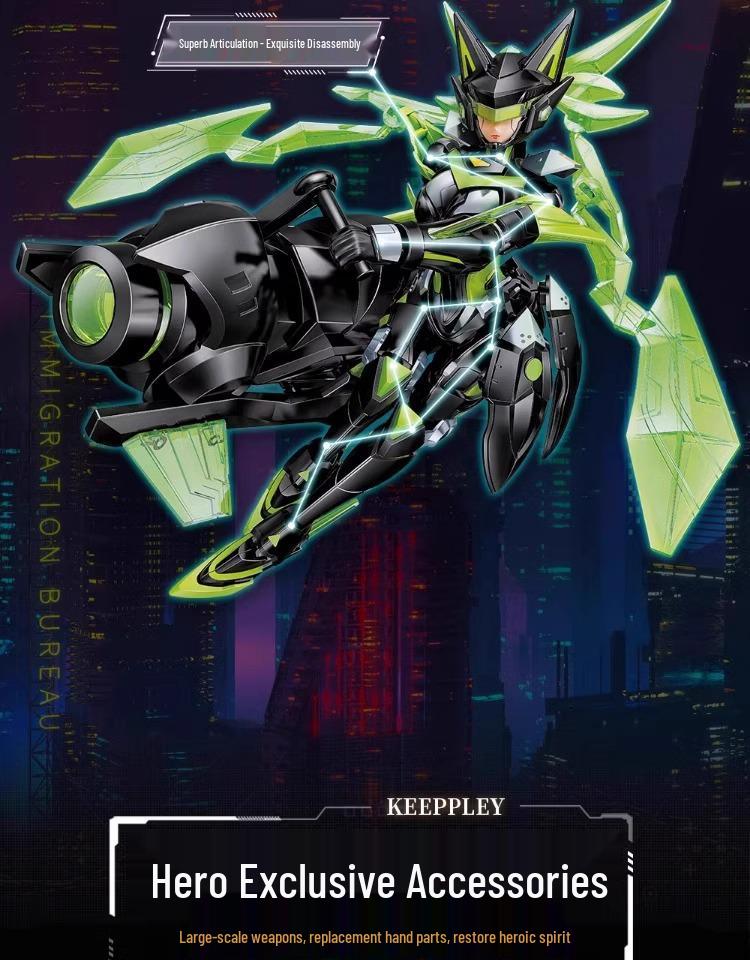 Sun Shangxiang Mecha Building Blocks - Compatible with LEGO, Action Figure Assembly Toy for Boys, Perfect Birthday Gift