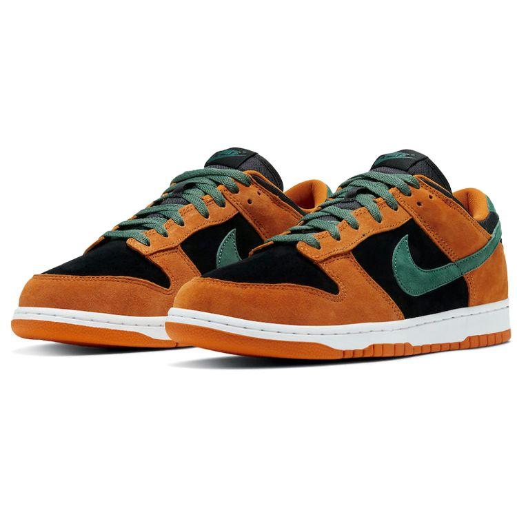 Nike Dunk Low SP Retro Ceramic 2020 Unisex Sneakers Orange Black Nori DA1469-001