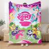 1pc My Little Pony3 Blanket, Gift, for Men and Women, Soft Blanket, Good for Sofa Bed Couch Travel, Lightweight Flannel Blanket