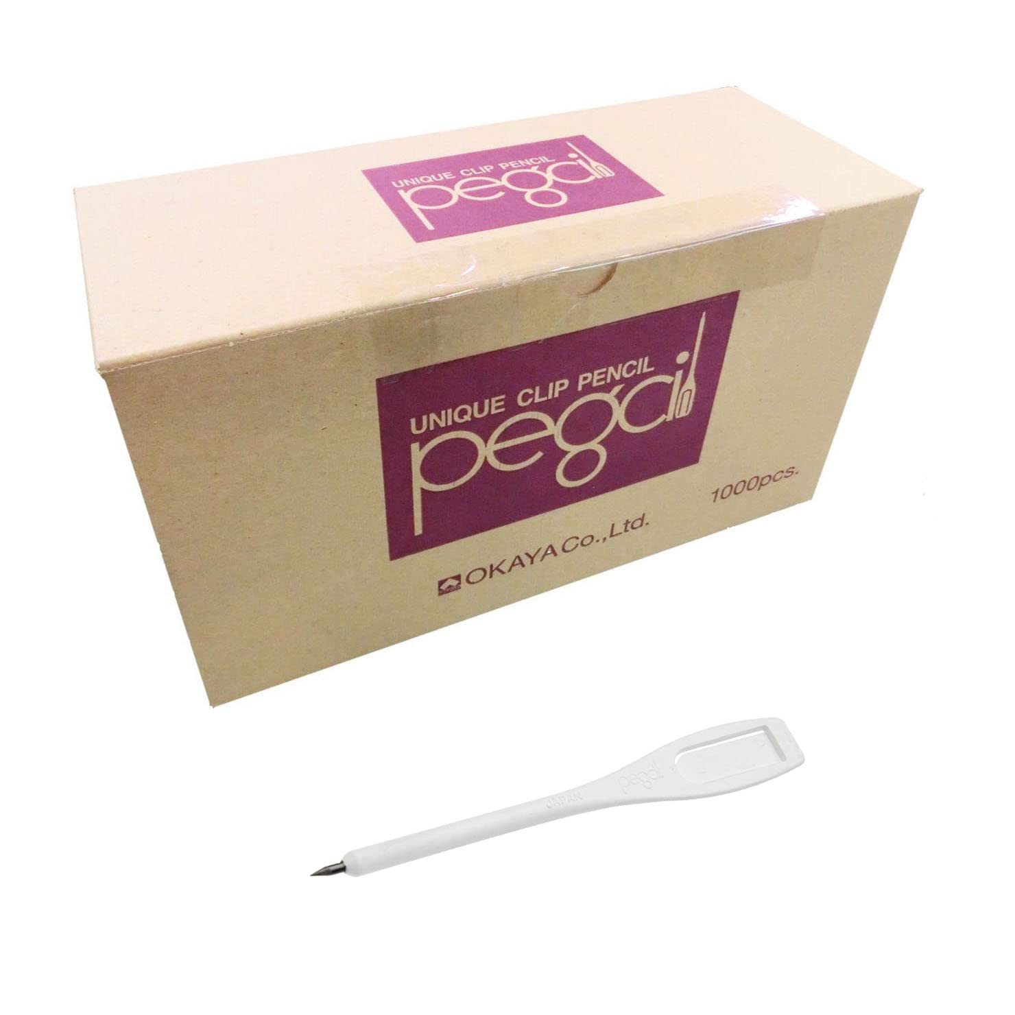 LITE Зажим 8 цветов Карандаши, Карандаши, 1000 шт., (белый)