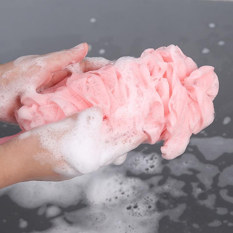 Long Handle Back Shower Brush Eco-Friendly Soft Bristles Exfoliating Body Scrubber for Daily Bath Spa